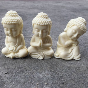 3d Buddha monk Buddhism spiritual meditation rekhi mold mould silicone soap candle resin melt and pour polymer clay magnets  gift ideas