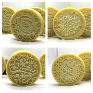 Merry christmas bell snowman xmas santa new year  bathbomb new year silicone mold soap candle craft melt and pour mould gift ideas