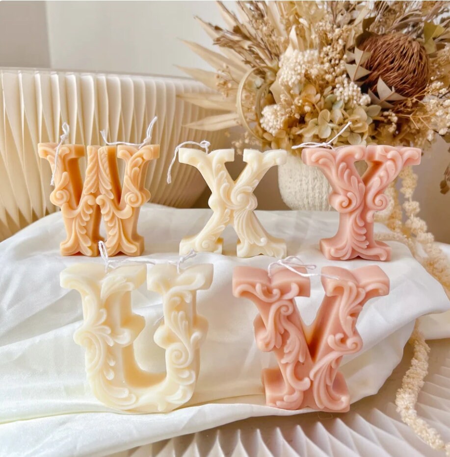 Selecto Bake Stampi In Silicone Per Cioccolato E Torte: Set Con 40 Formine A Lettere Dell'Alfabeto. Ideale Per Decorazioni, Gelatine E Candele Fai Da Te - 2