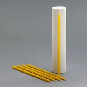 Long 23 cm tiny taper 5 cavity candle silicone mold tapers tapper candles beeswax  Piller cylindrical candle making mold designer mold mould
