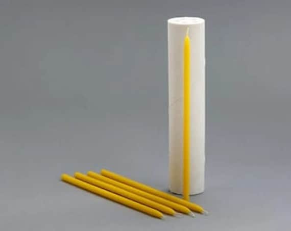 Long 23 cm tiny taper 5 cavity candle silicone mold tapers tapper candles beeswax  Piller cylindrical candle making mold designer mold mould