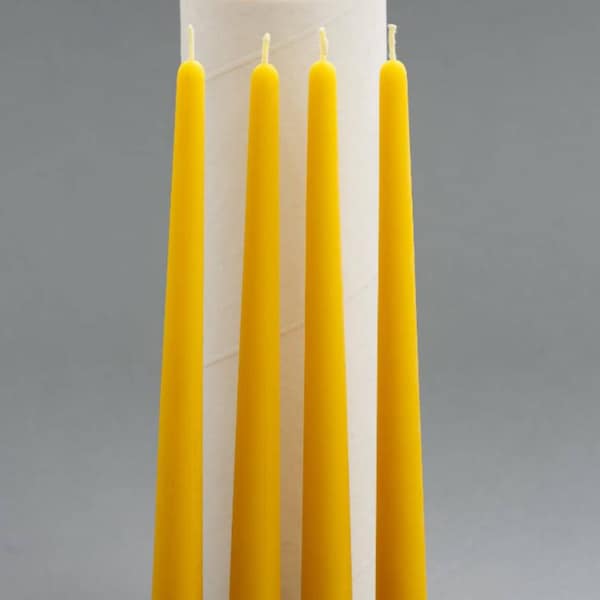 Long  tapper 4 cavity candle silicone mold tapers tapper candles beeswax mould aromatherapy