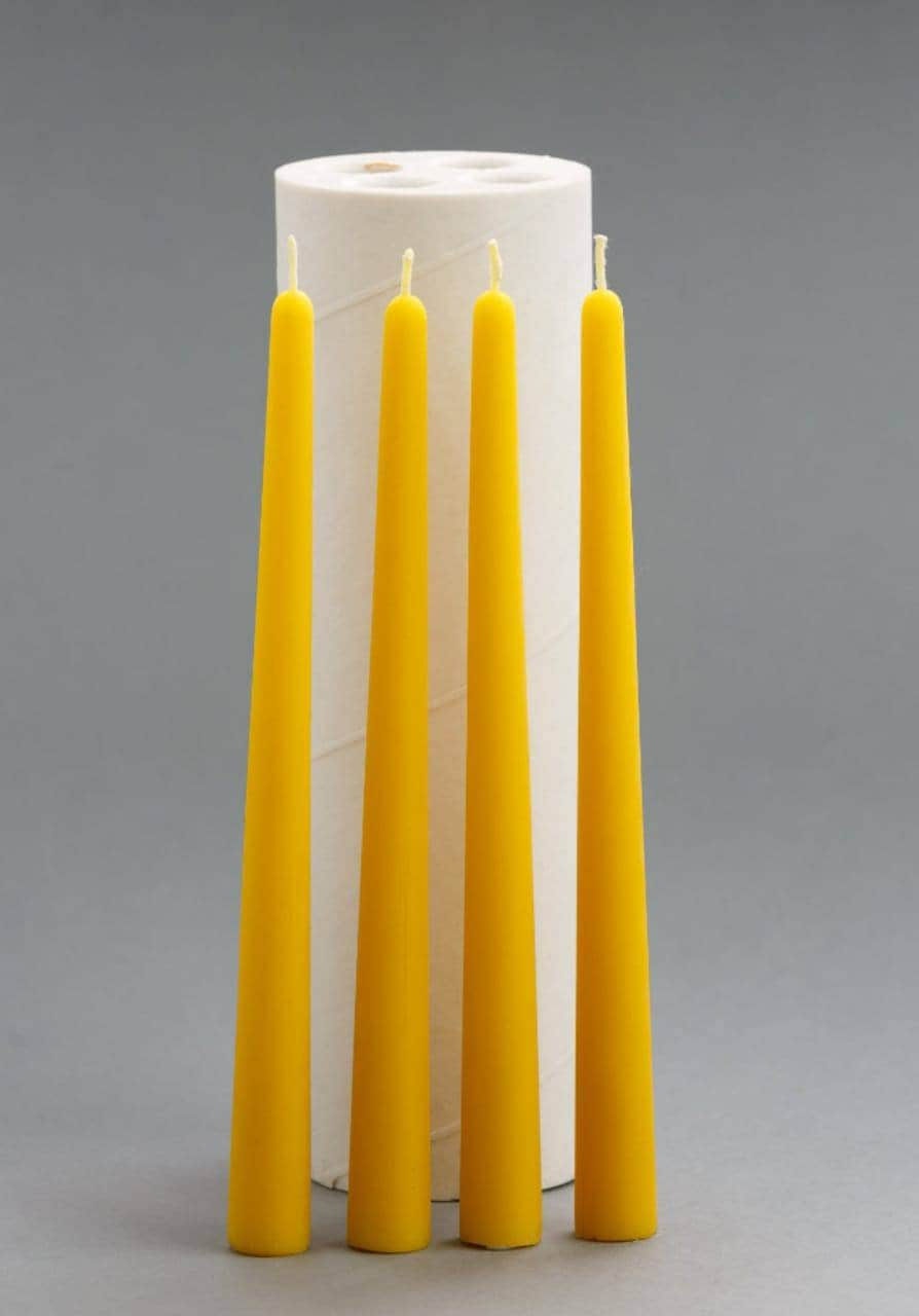 Curled Taper Candle Mold [F128]