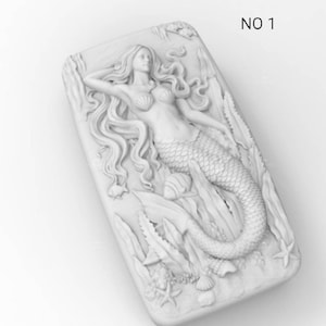 Mermaid sea soap mold candle mould silicone melt and pour craft supplies christmas