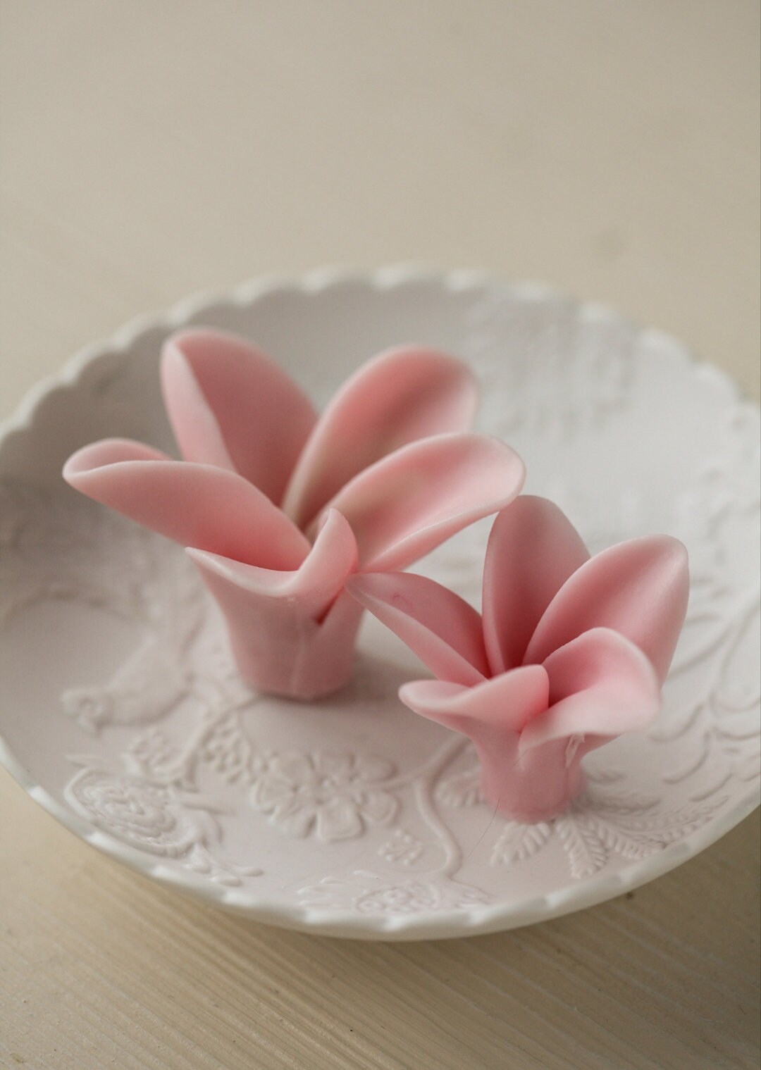 XIAOSHUI Plumeria-Silikonform – Für Kerzen, Harz, Seife, 7x2 Cm, Hitzebeständig Bis 230°C, Lebensmittelecht