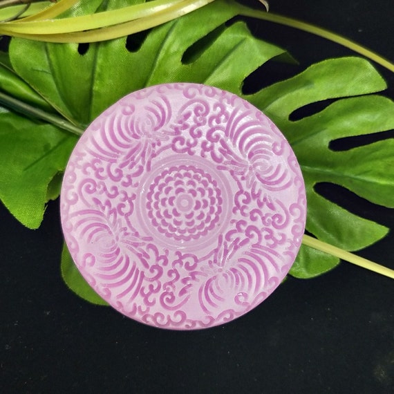 Lace Royal Round Shape Soap Mold Candle Mould Silicone Melt and Pour Craft  Supplies Christmas 