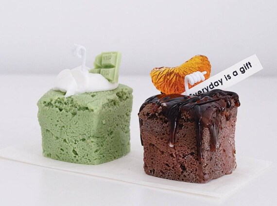 Chocolate Mousse Brownie Brownies Pie Slice Cake Slice Mold Mould Silicone  Candle Soap Christmas Food Pastry Baking New Year Gift Ideas 