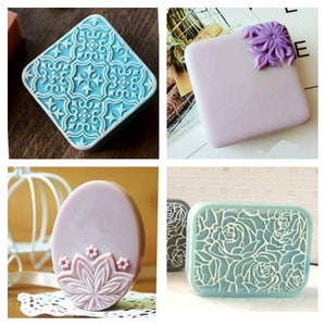 lace royal square oval rectangular shape soap mold candle mould silicone melt and pour craft supplies christmas