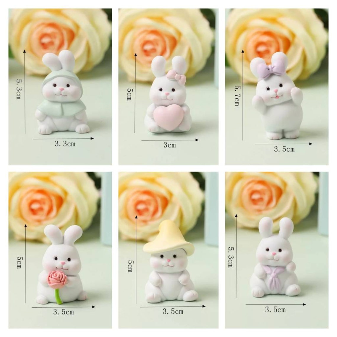 3d Bunny Rabbit Theme Mold Mould Silicone Soap Melt and Pour - Etsy