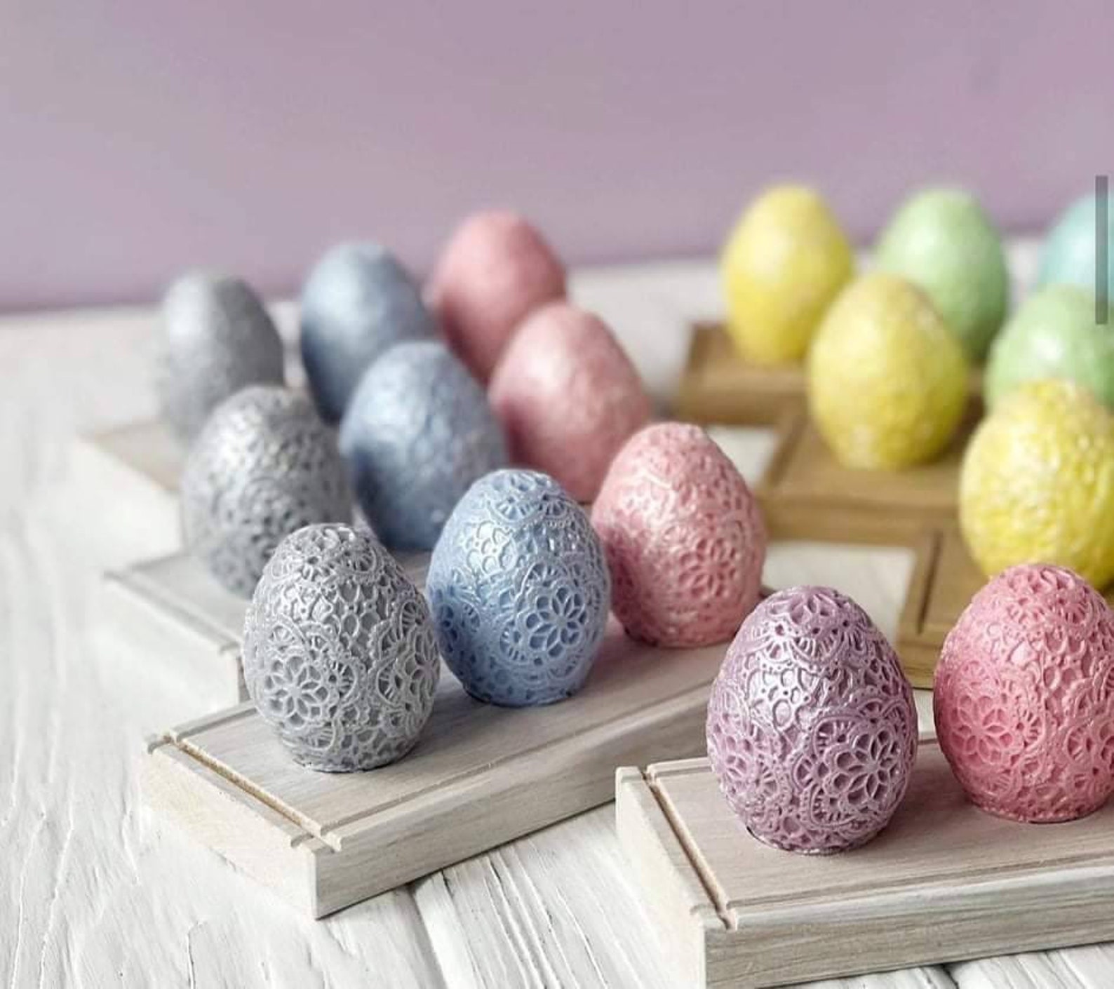 Lace Easter Egg Shape Soap Mold Candle Mould Silicone Melt and Etsy