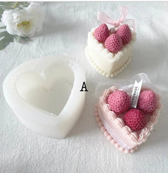 3D Round Rose Soap Silicone Mold Flowers Aromath Soap Crafts Making  Chocolate Dessert Candle Baking Molds Handmade Gift Ornament