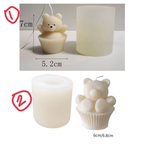 Macaron Stampo per fondente in silicone Macarons 3D Stampo per candele Strumenti per decorare torte Cupcake Topper Caramelle al cioccolato Sapone Gelatina Moule  15