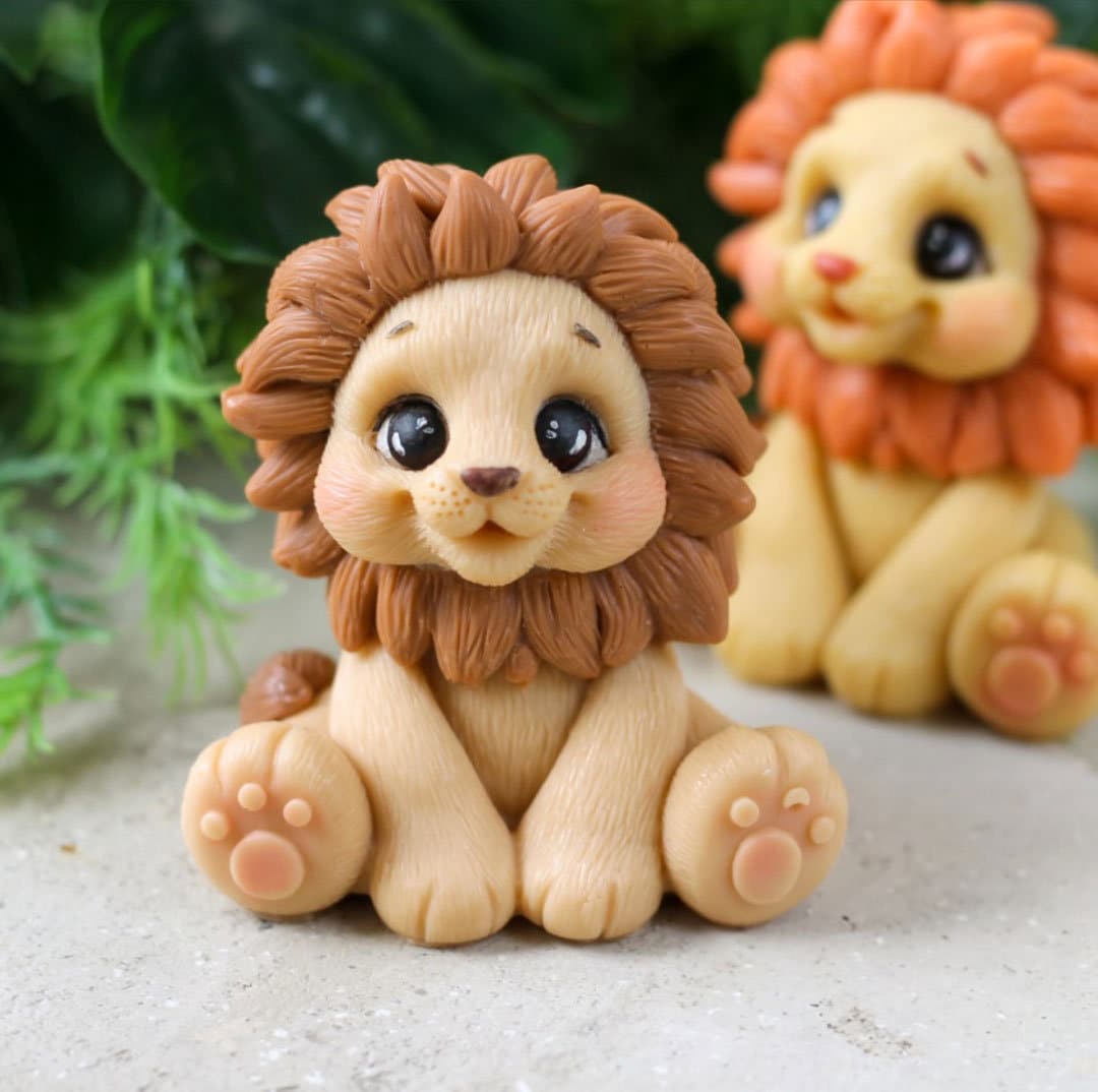 Candle Mold Lion Silicone Mould 3D Lion Candle Mold In Silicone