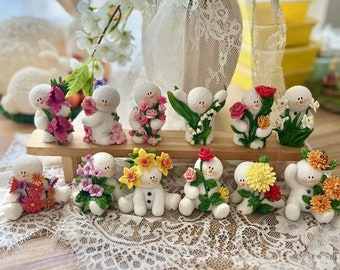 3d unique floral flower Christmas snowman xmas santa father new year silicone mold soap candle mould gift ideas resin casting clay