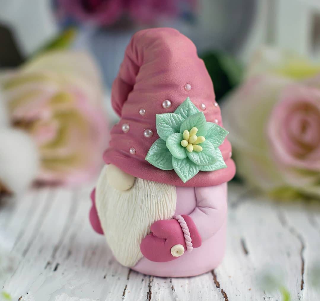 3d Cute Garden Gnome Soap Mold Candle Mould Silicone Melt and Etsy