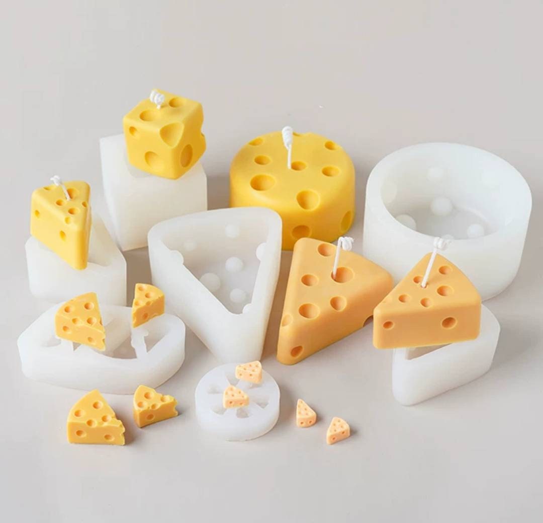 Cheese Slice Cheesecake Mold Christmas Gift Ideas Soap Candle
