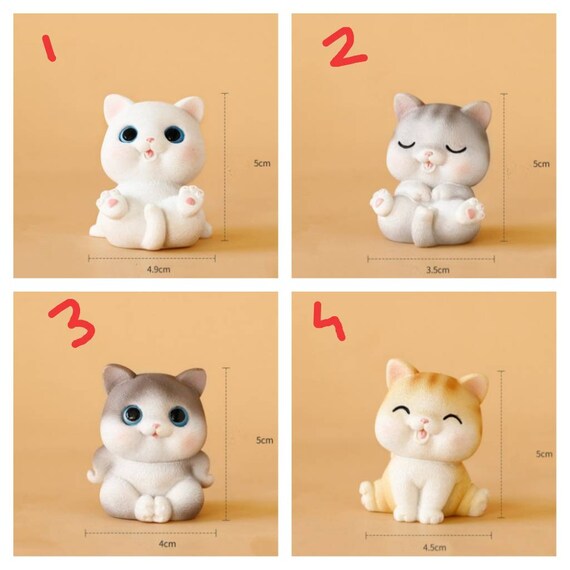 Salière Et Poivrier Magnétiques – Figurines Chaton En Céramique – Peints à La Main – Mignon Et Fonctionnel