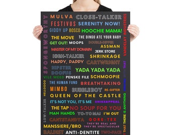 Notable expressions from Seinfeld - Matte Poster