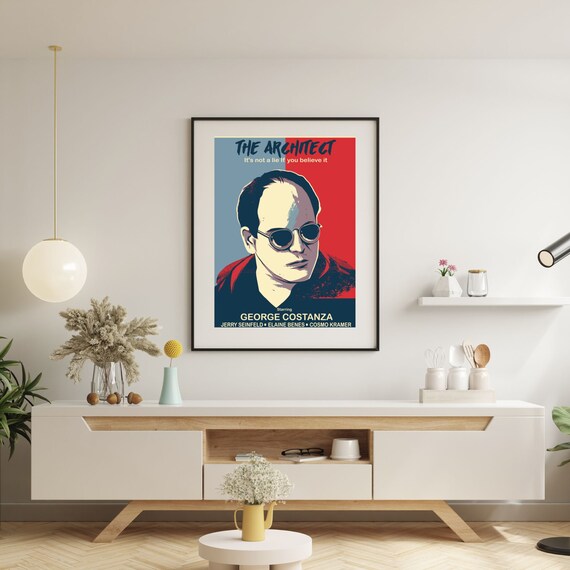LIMITED Quantity-george Costanza Movie Poster 2 Options the Architect - Etsy