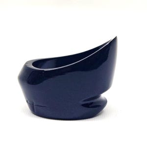 Temujin Handmade Black Archery Cylindrical Thumb Ring - Modern Classic Ming Chinese style