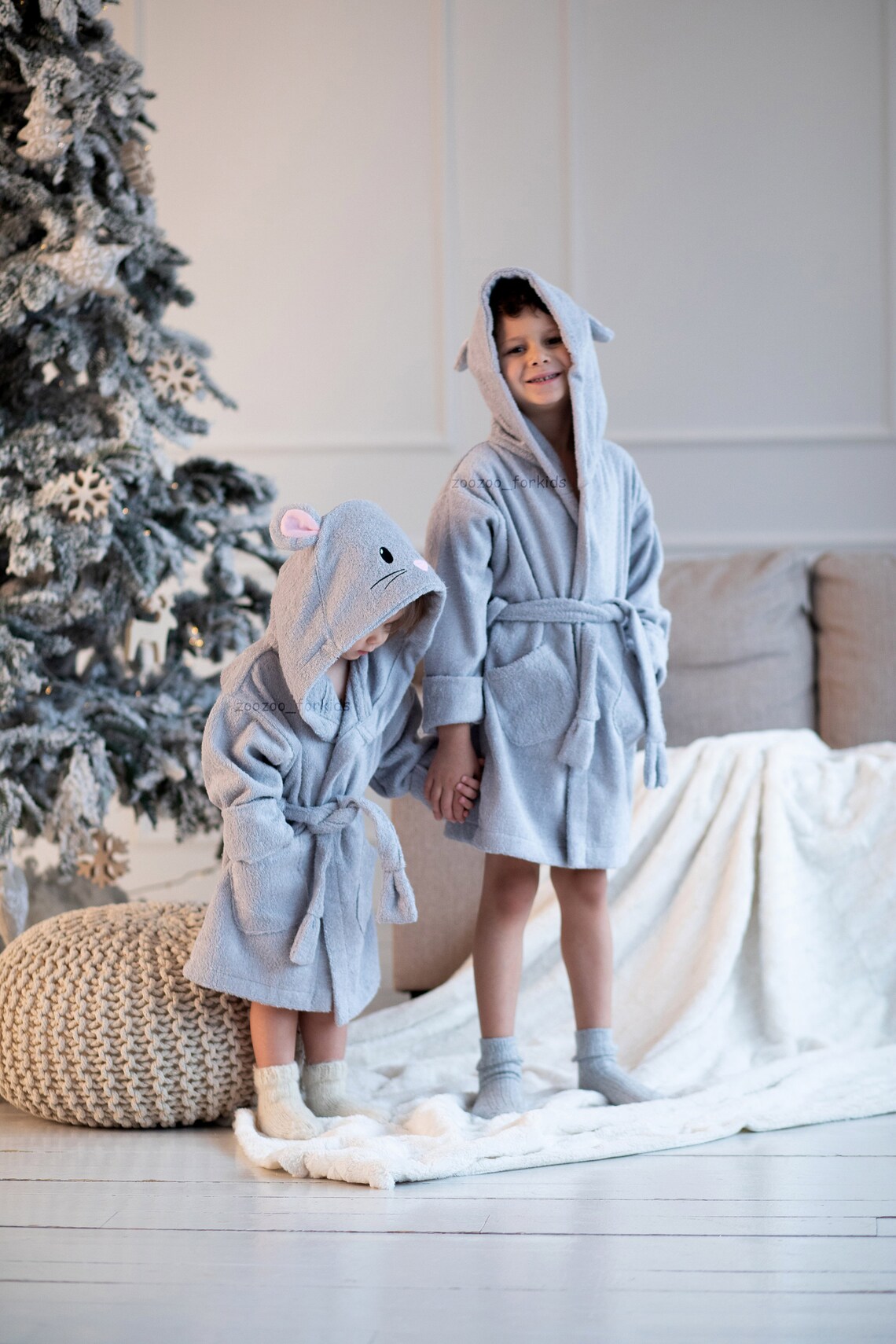 Childrens robes cute Mouse Lounge robe Toddler bathrobe Etsy