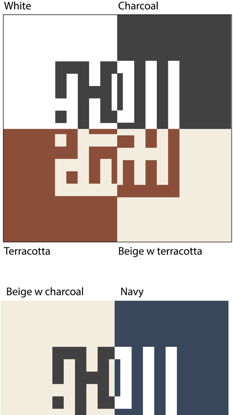 Puede incluir: Una ilustraci&oacute;n digital de la palabra "HOLI" en blanco y negro, con las letras parcialmente oscurecidas por cuadrados de diferentes colores. Los colores son blanco, carb&oacute;n vegetal, terracota, beige con terracota, beige con carb&oacute;n vegetal y azul marino.