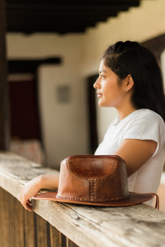 Leather Cowboy Western Hat Bullhide 