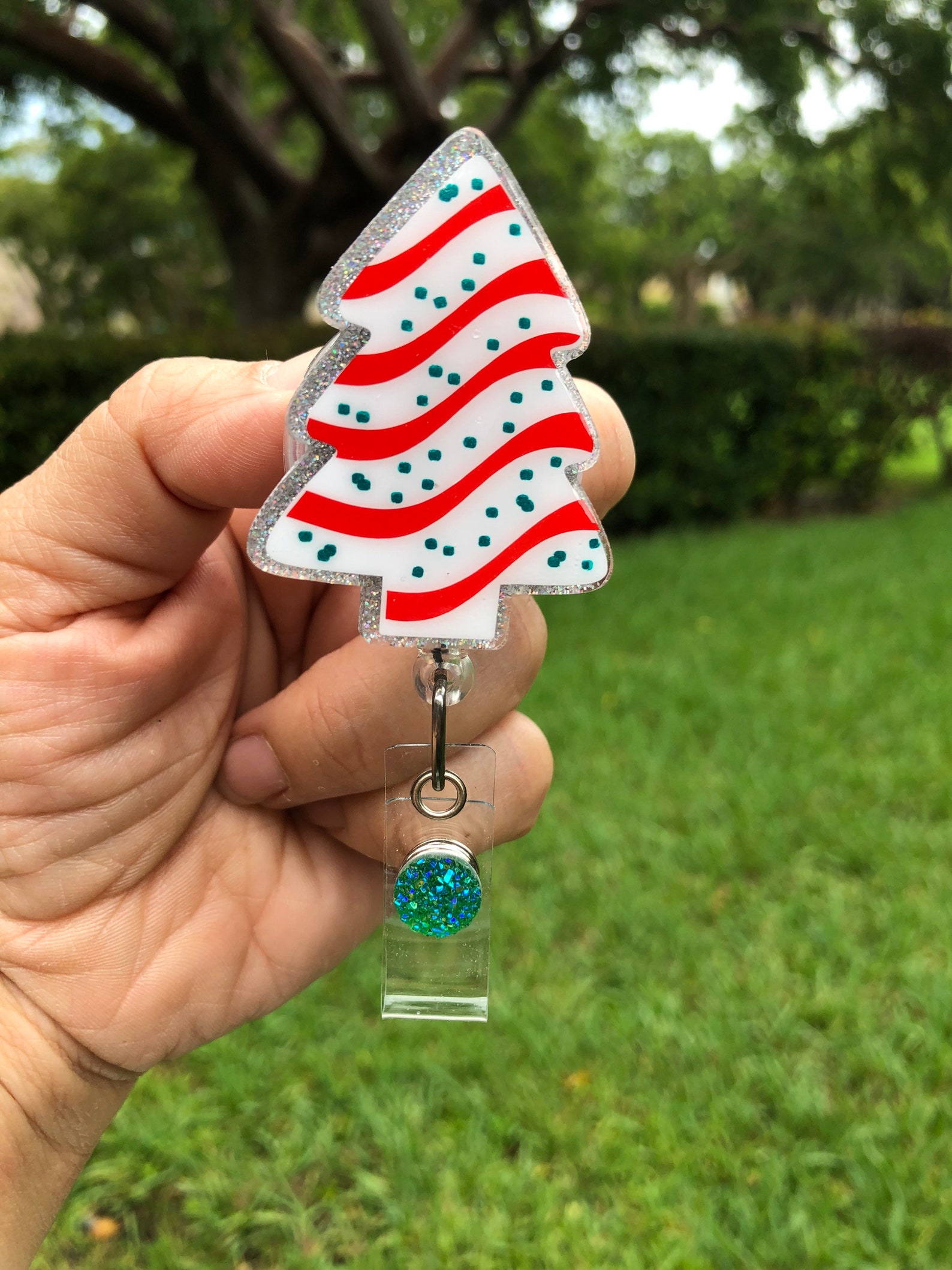 Christmas Badge Reels /Santa Badge Reel Etsy