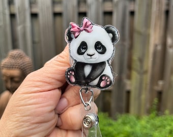 Cute Panda Badge Reel