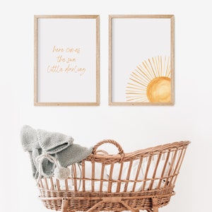 Nursery Decor Boy Nursery Prints Nursery Wall Art Girl Nursery Sun print Boho Baby Room Decor Gender Neutral Gift Baby Shower Gift Idea
