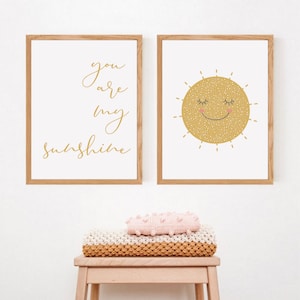 You Are My Sunshine Wall Decor, Nursery Wall Art, Boho Baby Room Sign, Girl Nursery Print, Boy Nursery Art, Printable Nursery Sunshine Kid