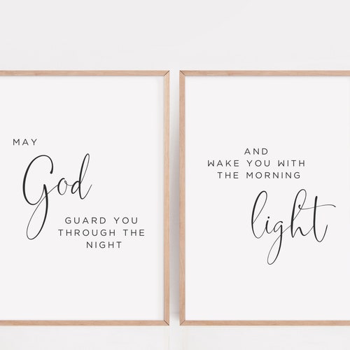 Nursery Bible Verse Wall Art Nursery Bible Print Nursery Etsy