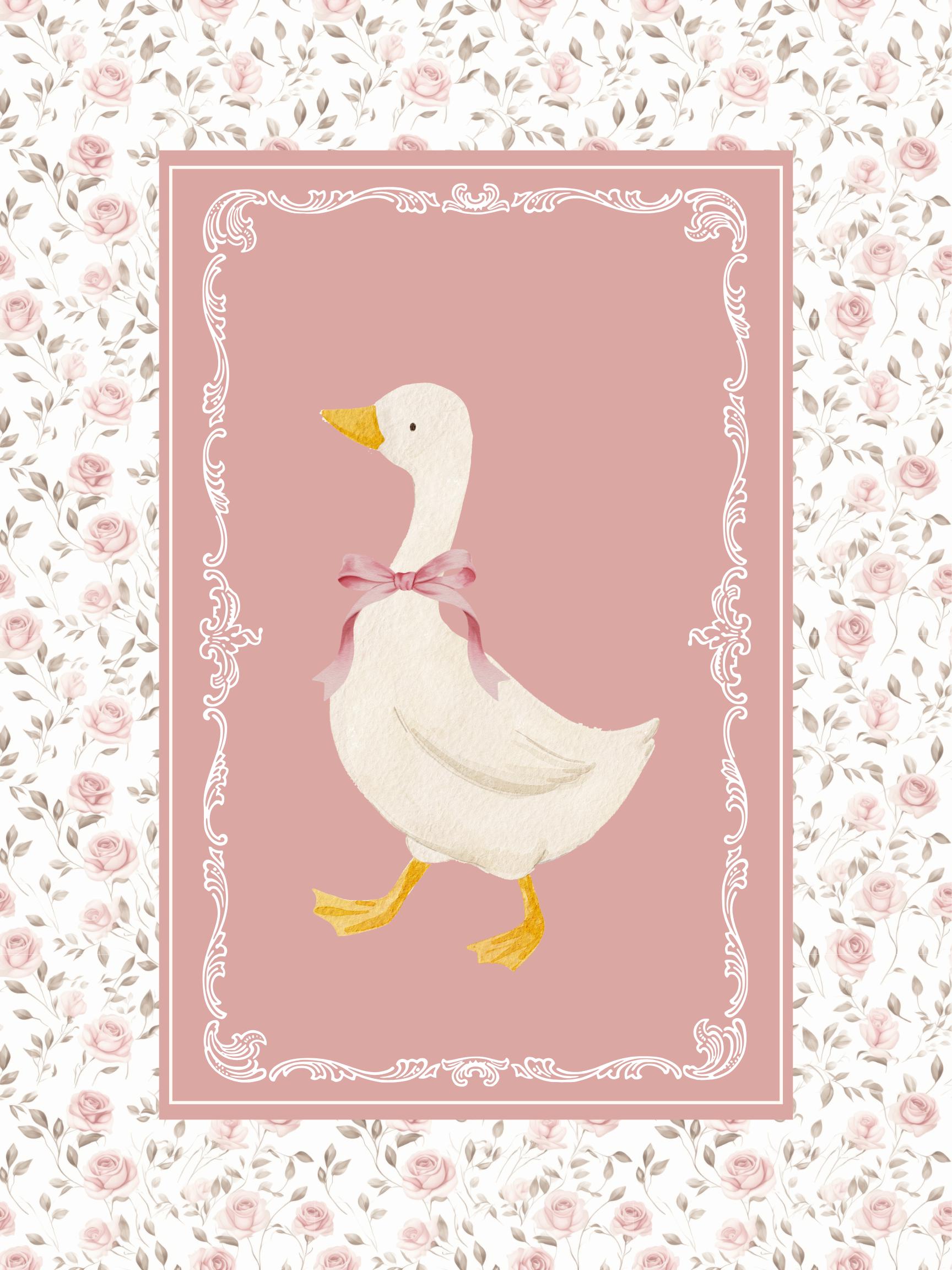 Silly Goose Cottagecore Nursery Wall Art: Farmhouse Baby Room Girl ...