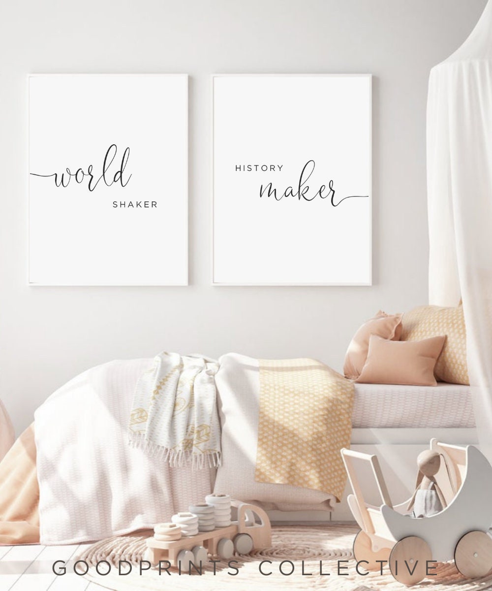 Baby Boy Nursery Quote Nursery Quote Printable Nursery Wall Etsy