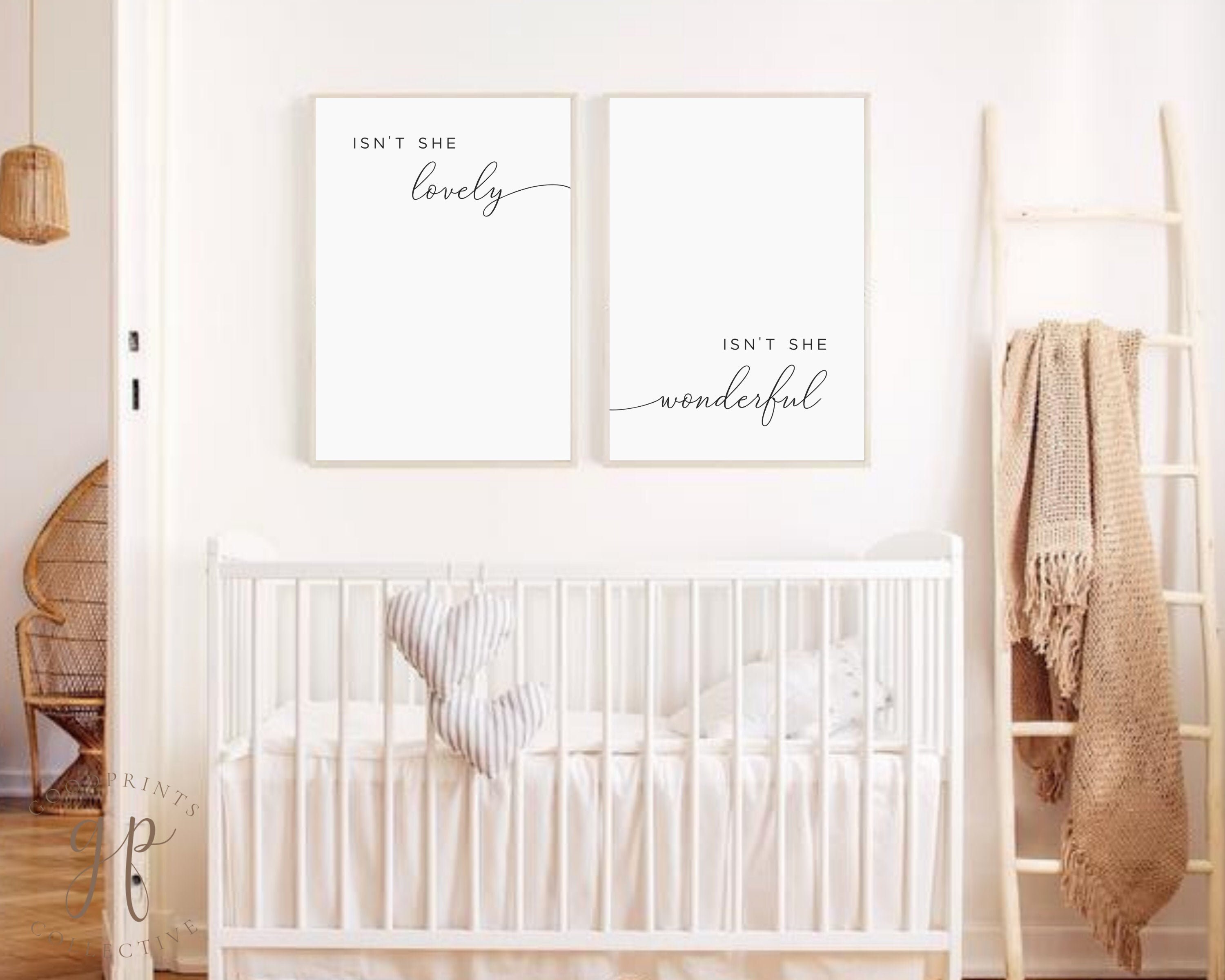 NURSERY DECOR Isn't She Lovely Girl Nursery Wall Decor Etsy