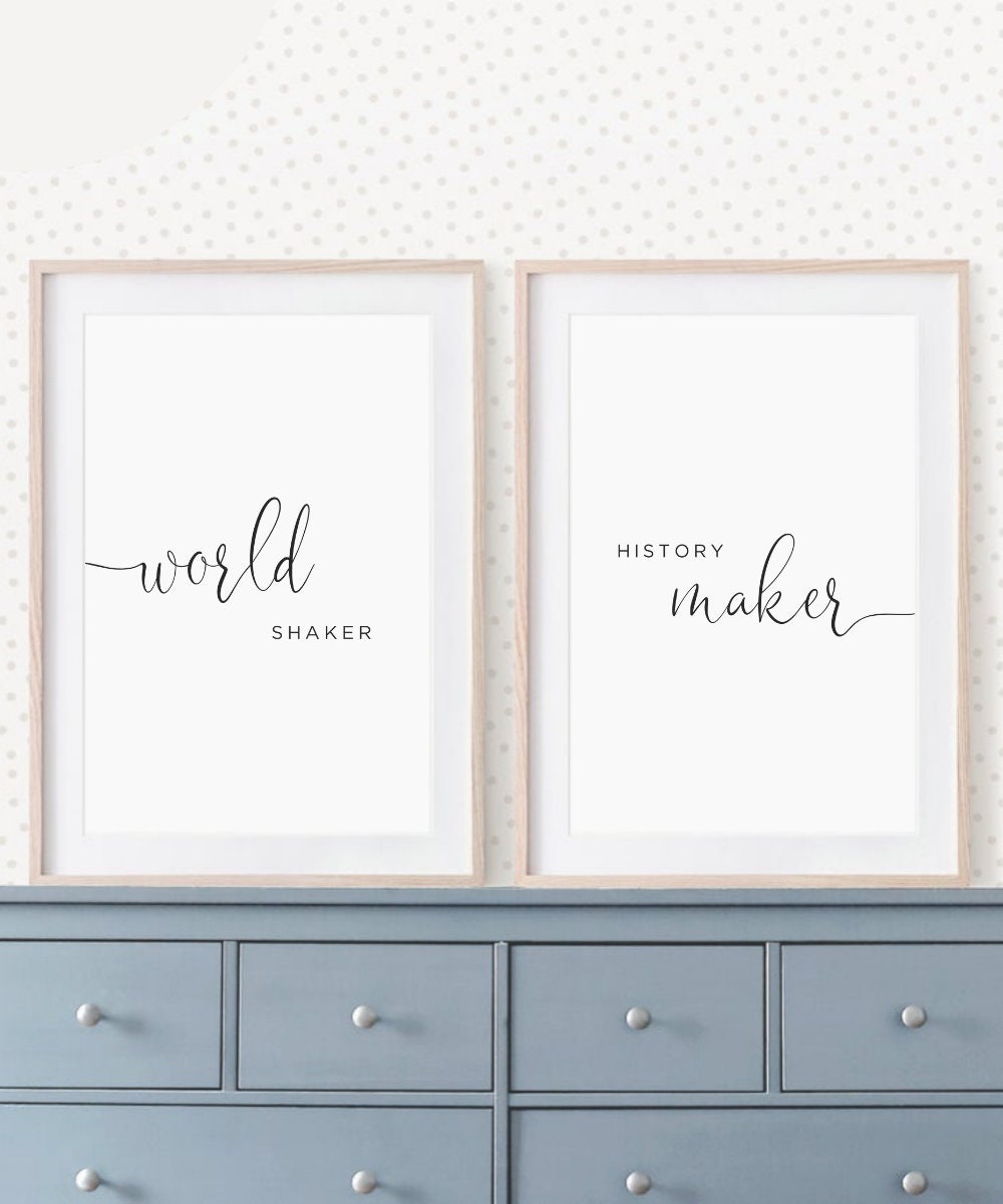 Baby Boy Nursery Quote Nursery Quote Printable Nursery Wall Etsy