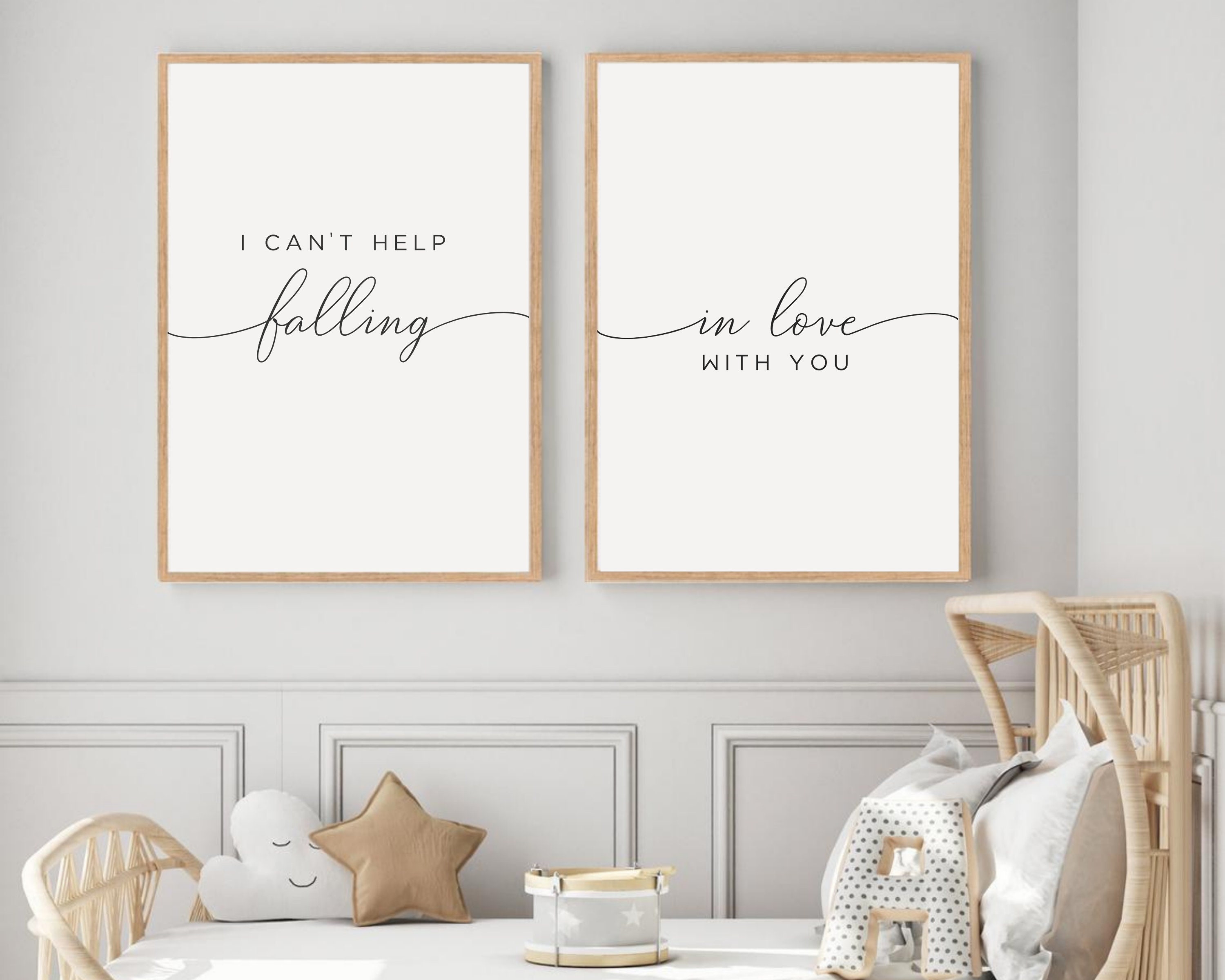 Bedroom Wall Art Song Lyric Print Above Bed Signs Printable Etsy