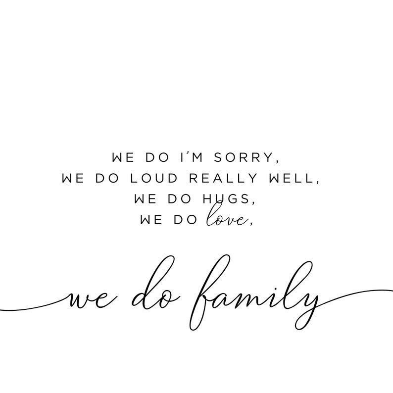 FAMILY WALL ART in This House Inspirational Wall Decor Etsy