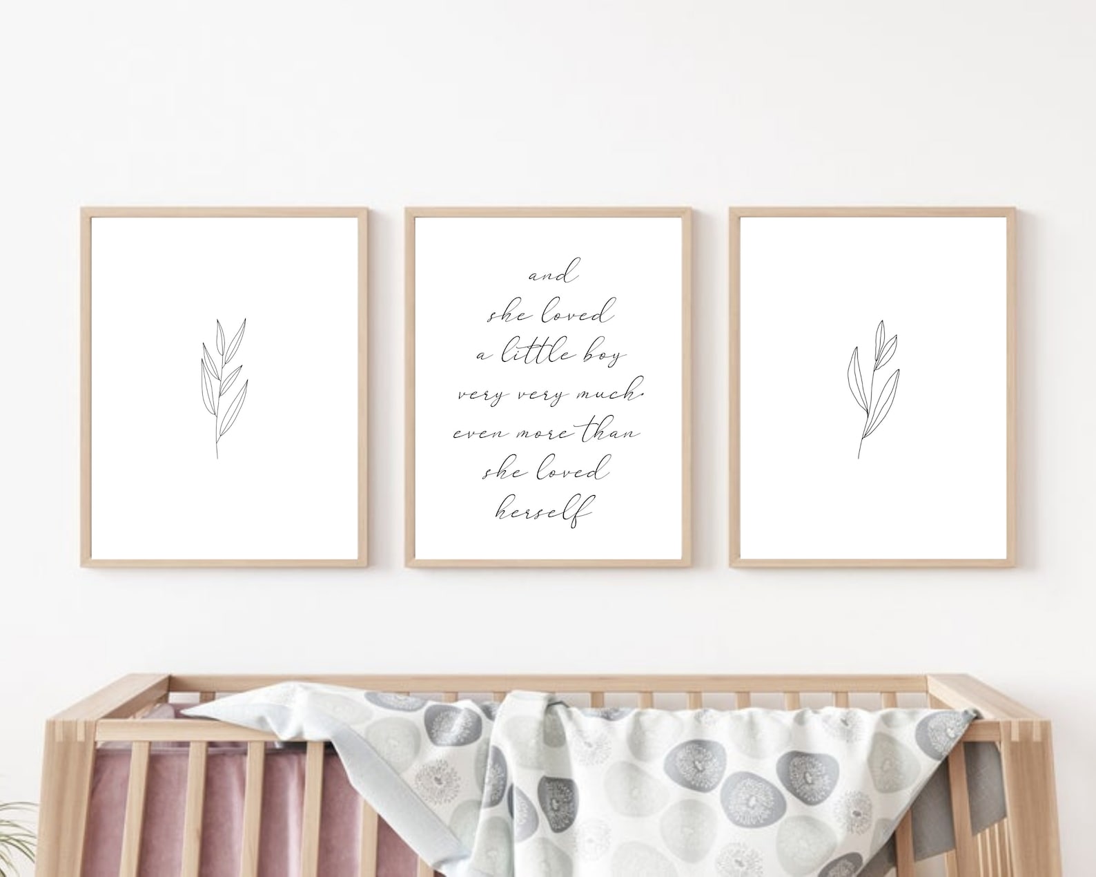 NURSERY WALL ART Baby Boy Nursery Quote Nursery Decor Etsy