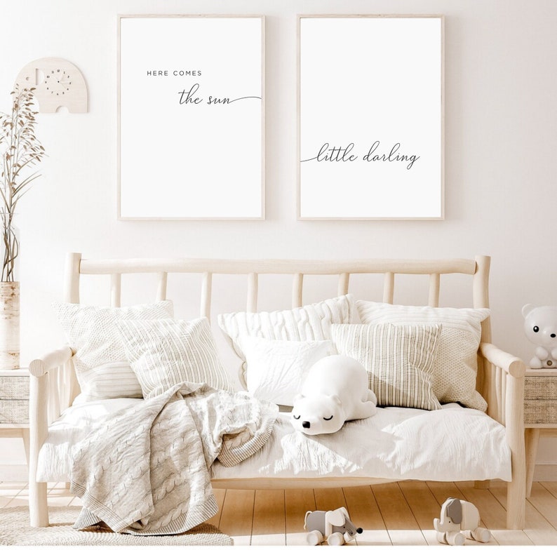 Nursery Decor Boy Nursery Wall Art Girl Nursery Wall Decor Baby Room Print Minimalist Nursery Wall Decor Baby Shower Gift Unique Nursery