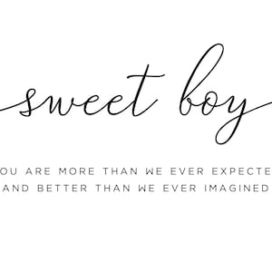 Boy Nursery Wall Art, Minimalist Nursery Decor, Sweet Boy Nursery Decor, Baby Shower Gift, Newborn Wall Art, New Mom Gift, Boy Room Decor