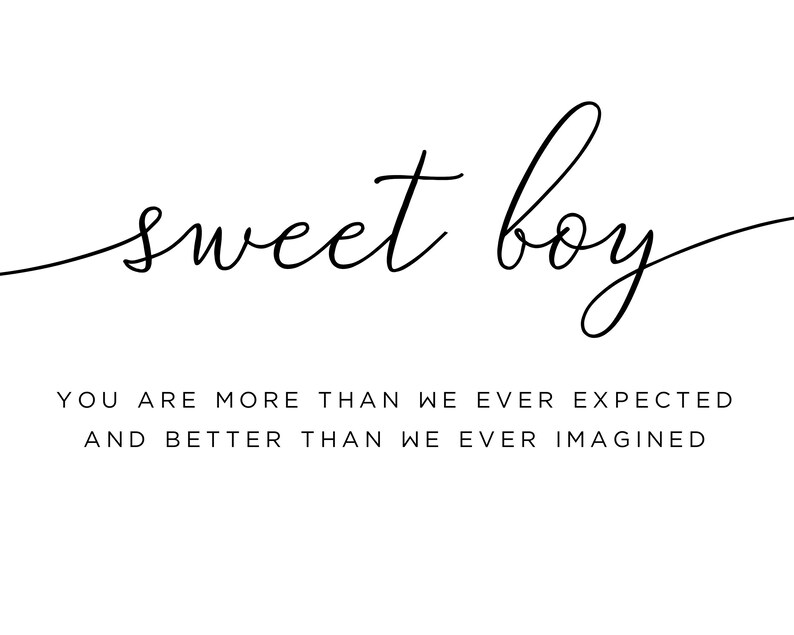 Boy Nursery Wall Art, Minimalist Nursery Decor, Sweet Boy Nursery Decor, Baby Shower Gift, Newborn Wall Art, New Mom Gift, Boy Room Decor