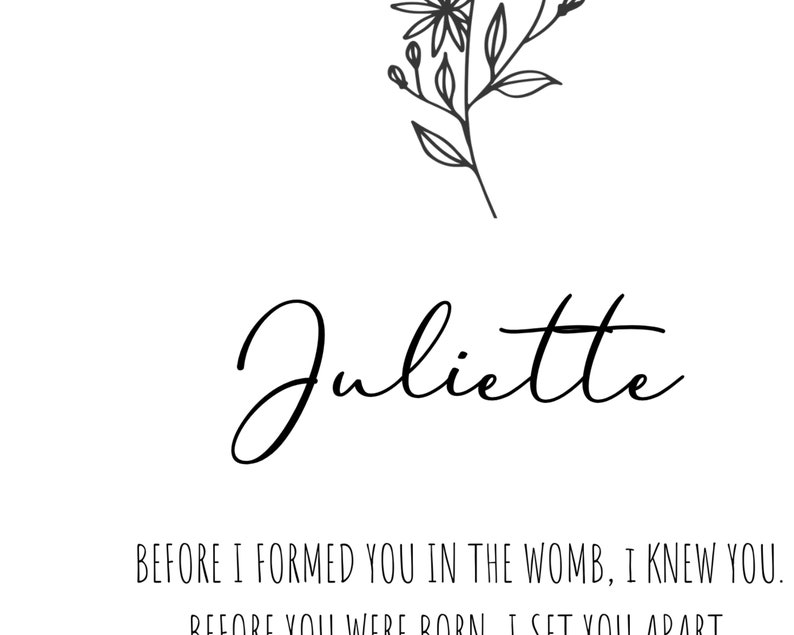 NURSERY DECOR GIRL Bible Verse Nursery Wall Art Etsy