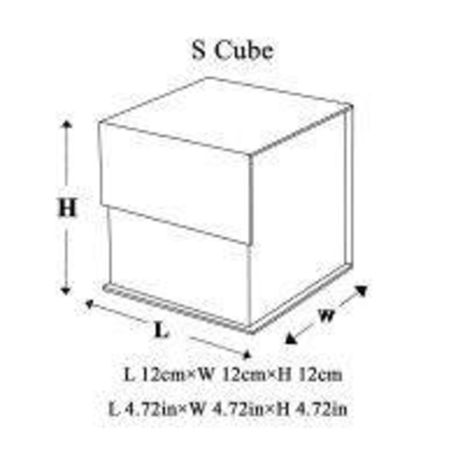 White Cube Gift Box With Ribbon Small Gift Box White Etsy