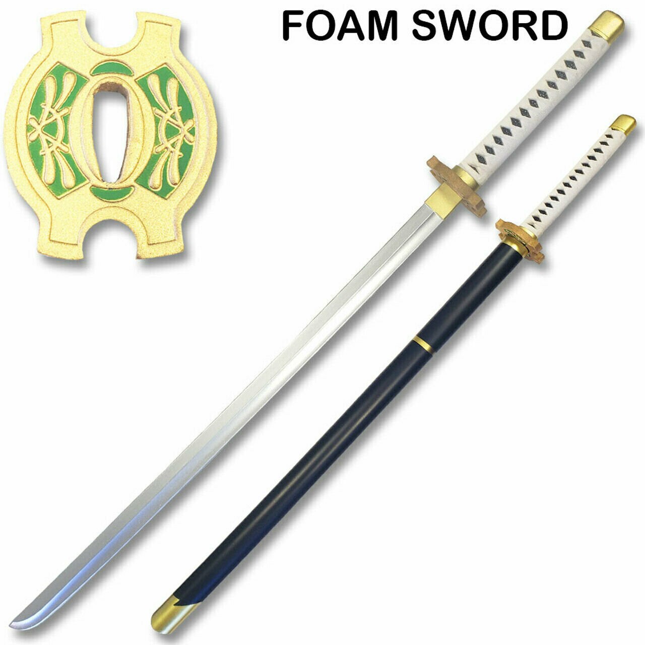 Foam Sword Wide Blade Gold Decoration 65 Novelty Toy Weapon 
