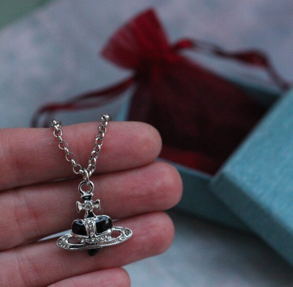 Black Heart Necklace Nana Anime Orb 