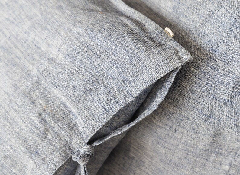 Lino naturale Scandi style 100/% eco linen pillowcase Enzima ammorbidito. federa stile Scandi Premium organic textiles Enzyme softened