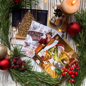 Set of 3 cards "Christmas mood_1"