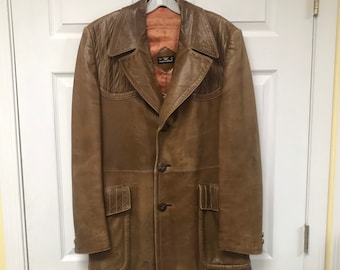 cortefiel leather jacket