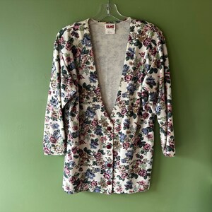 Vintage 90s Victoria’s Secret floral print cardigan main image 1